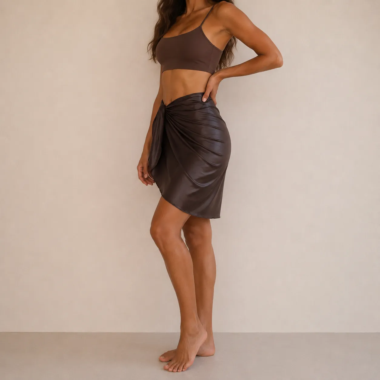 Cache-maillot Bronza Leather – Image 2