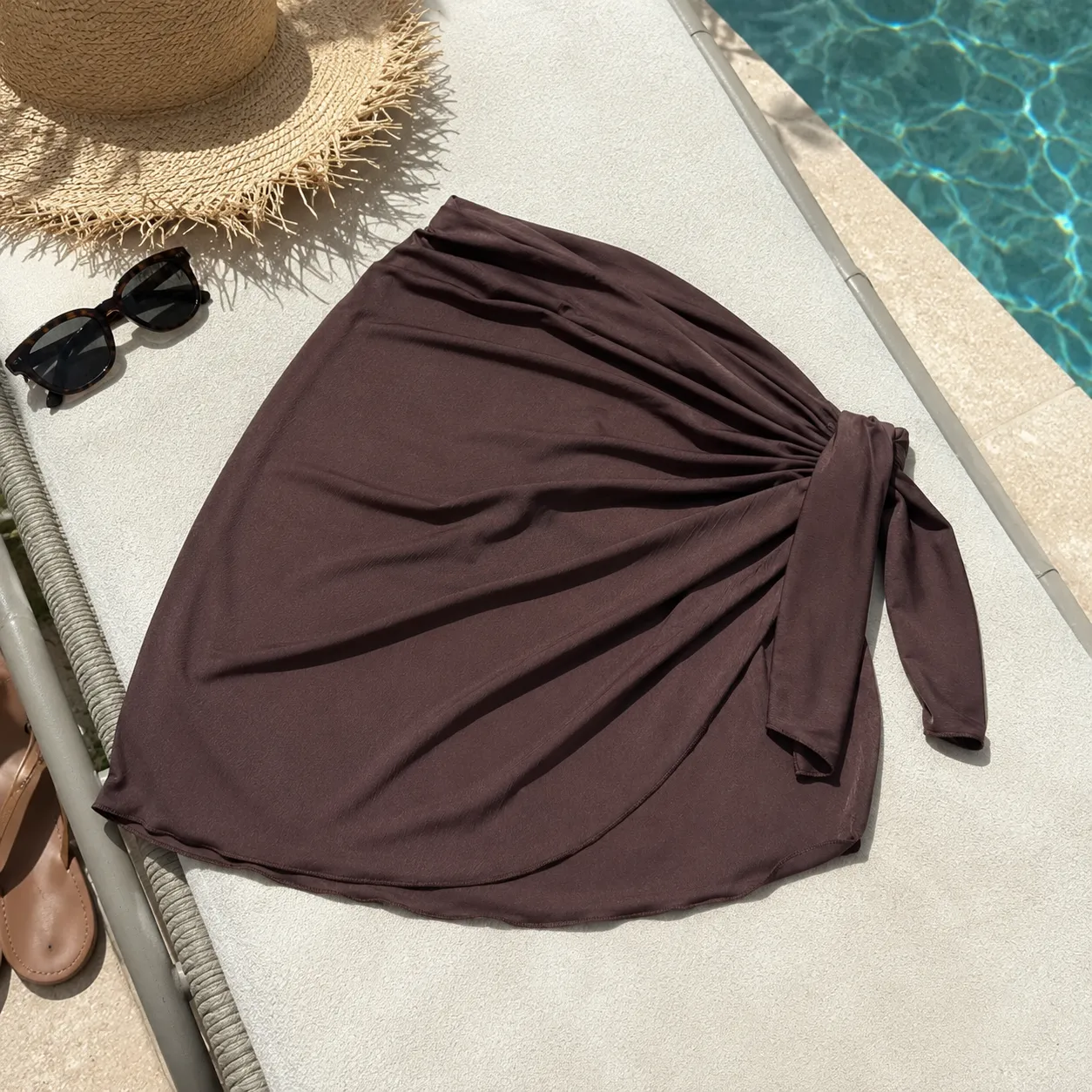 Cache-maillot Brun Choco – Image 3