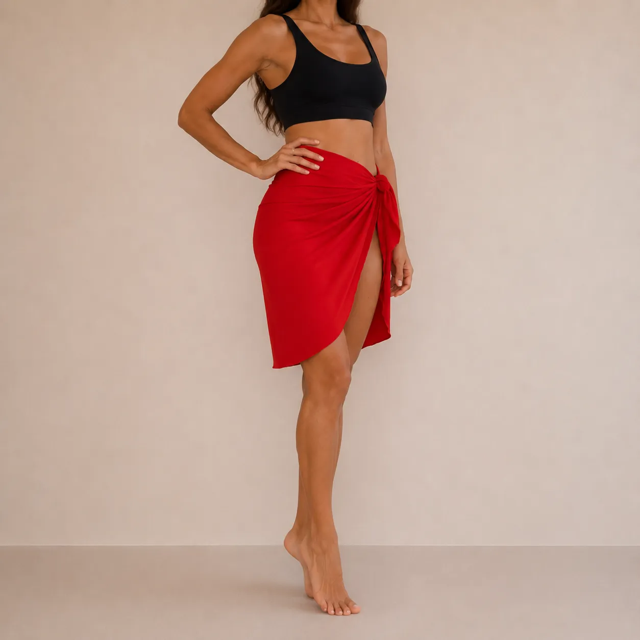 Cache-maillot Rouge passion – Image 2