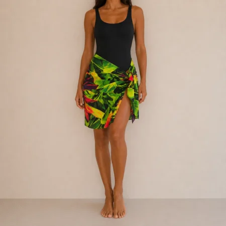 Cache-maillot Tropical