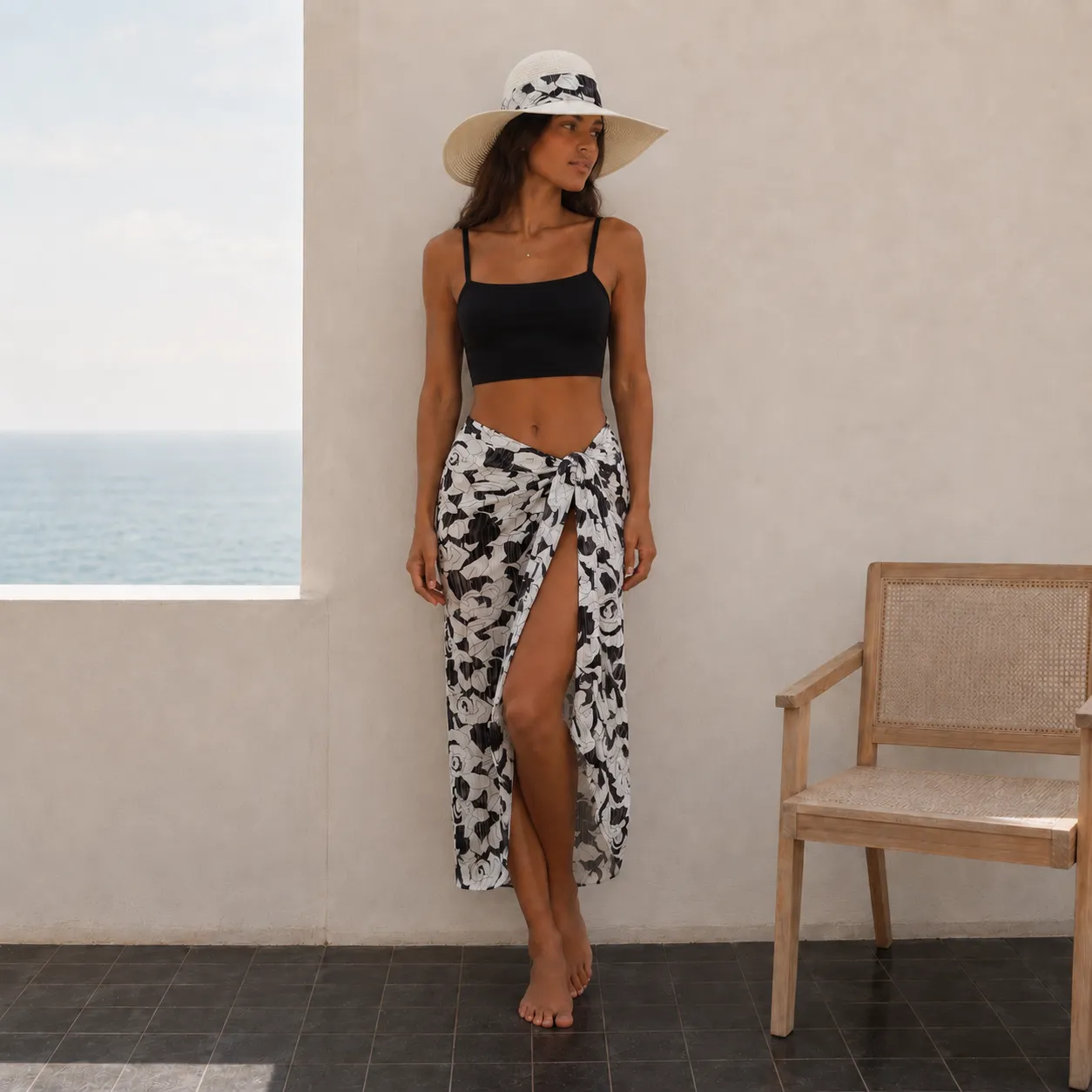 Portofino - Pack Paréo et Chapeau – Image 2