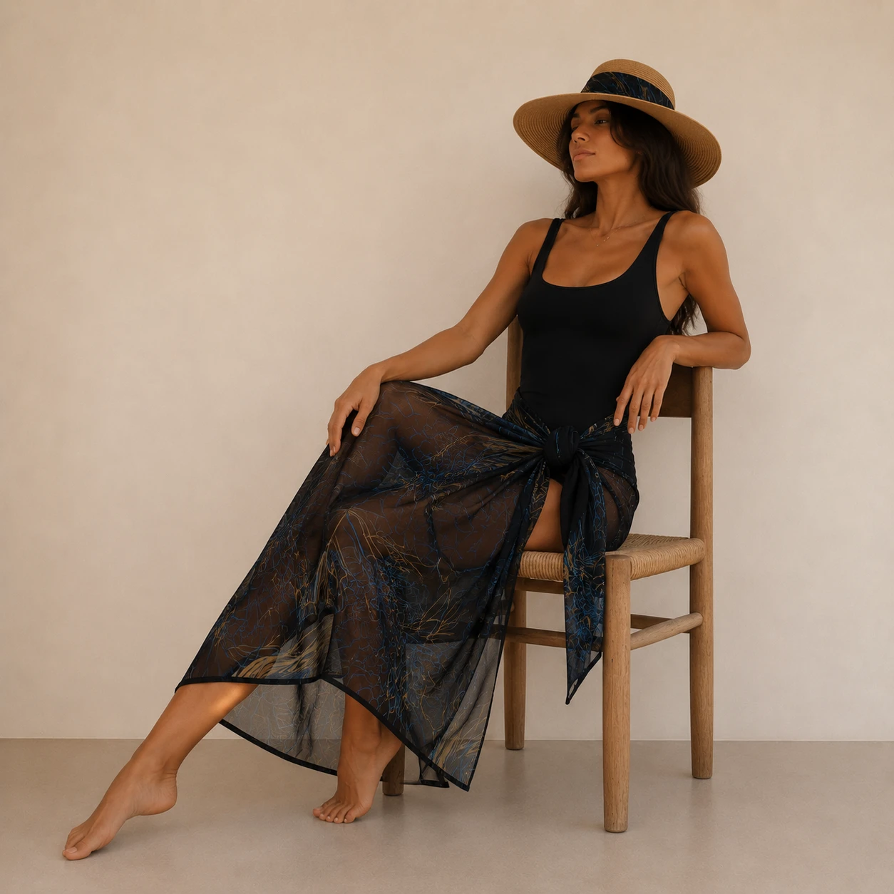 Seychelles – Pack Paréo & Chapeau – Image 2