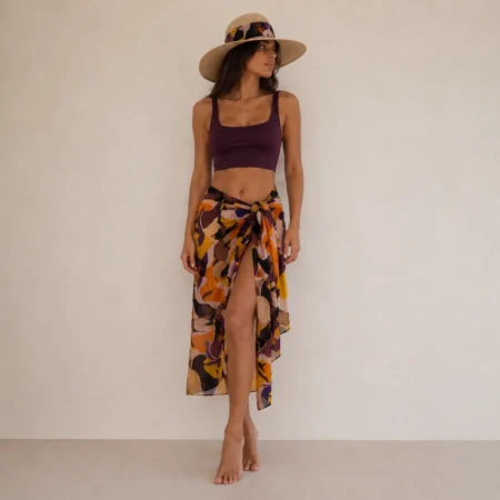 Tahiti – Pack Paréo et Chapeau