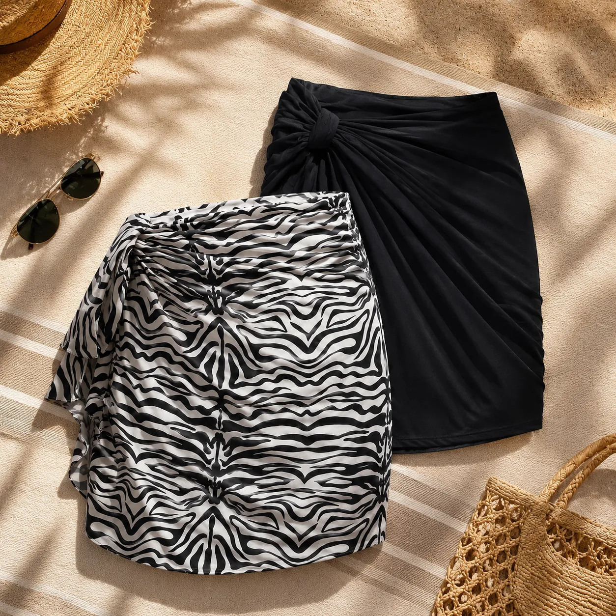 Duo - 2 Cache-Maillots - Noir et Mirage – Image 4