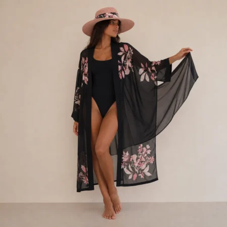 Haiti - Kimono & chapeau
