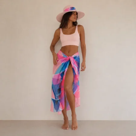 Marbella - Pack Paréo et chapeau assorti