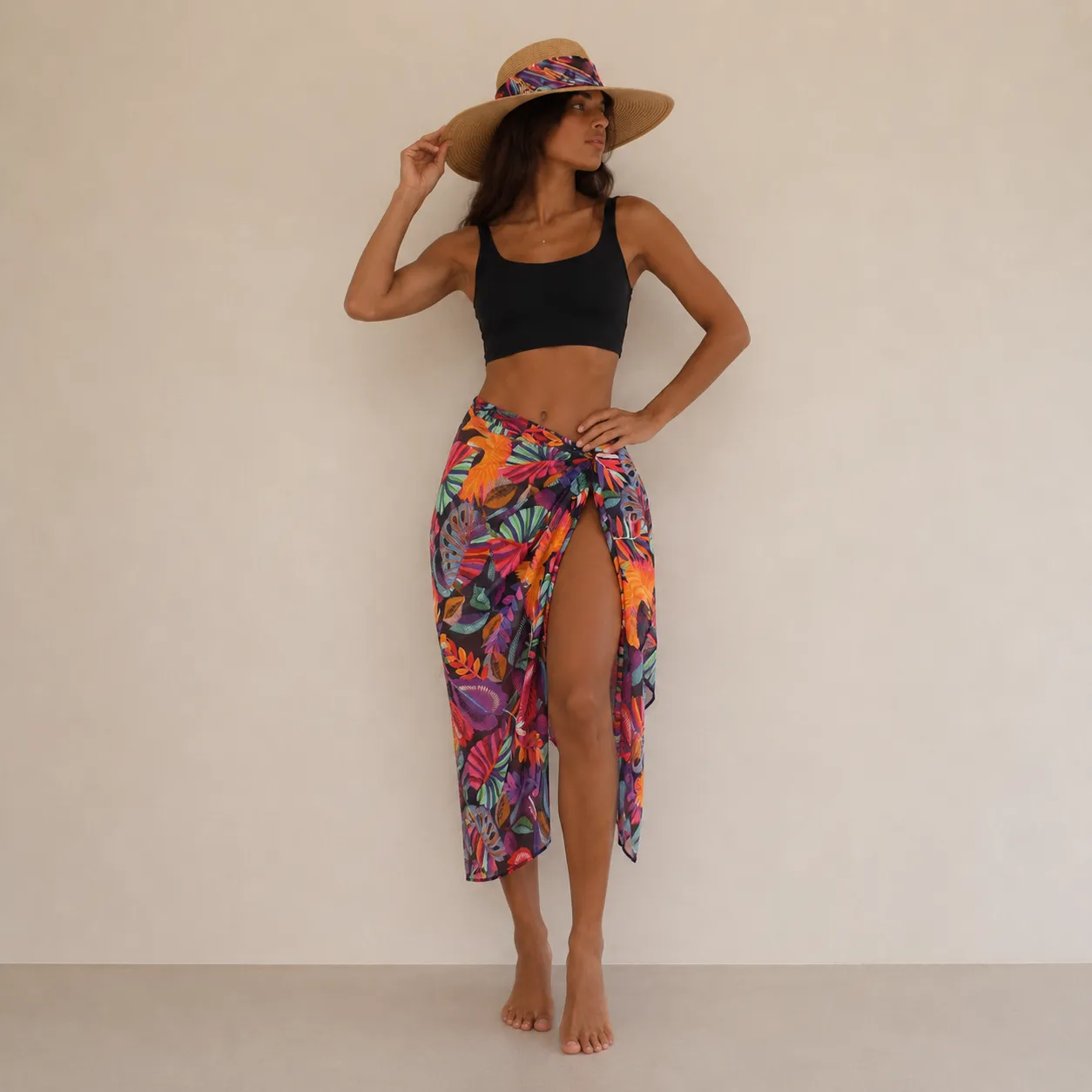 Zanzibar - Pack Paréo et Chapeau