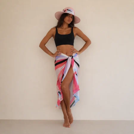 Ibiza - Pack Paréo et chapeau