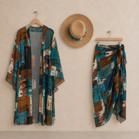 Pack Séoul : Kimono, Paréo et Chapeau