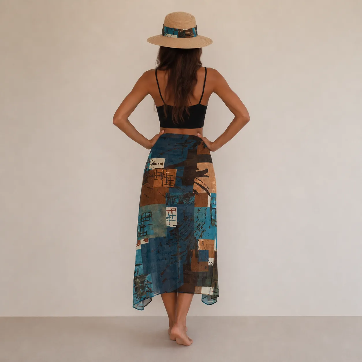 Séoul - Pack paréo et chapeau – Image 3