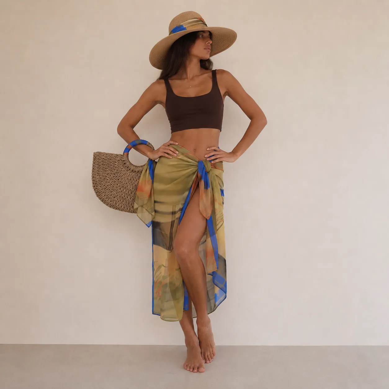 Pack Dakhla : Paréo, Cabas Bohème et Chapeau Dakhla – Image 5