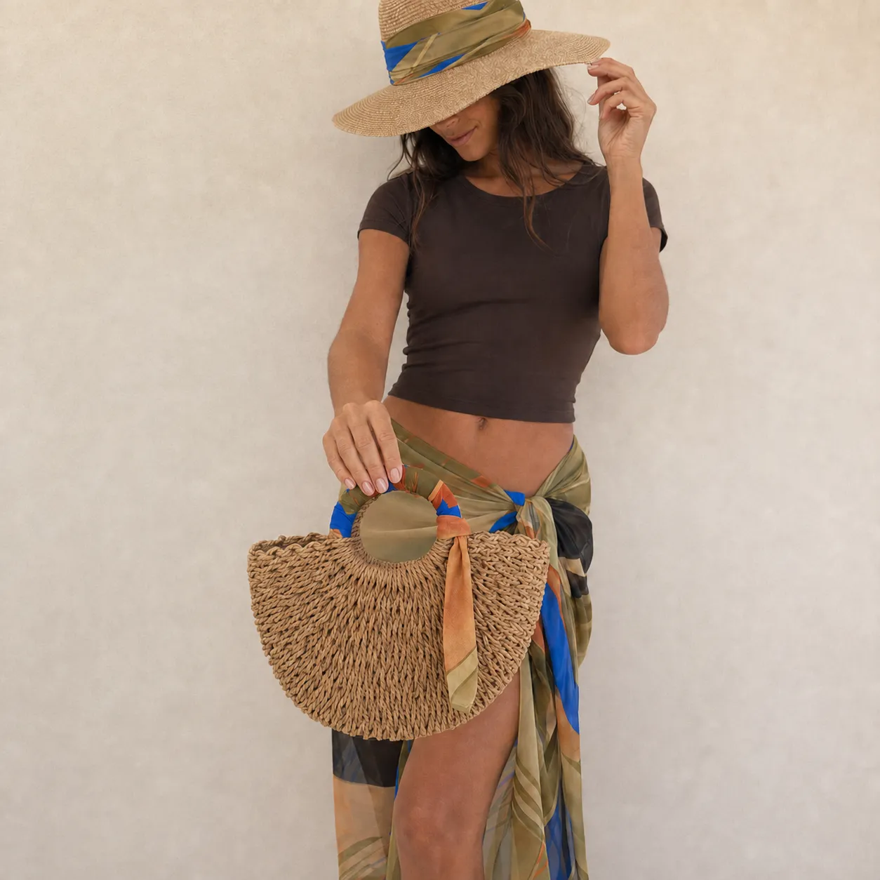 Pack Dakhla : Paréo, Cabas Bohème et Chapeau Dakhla